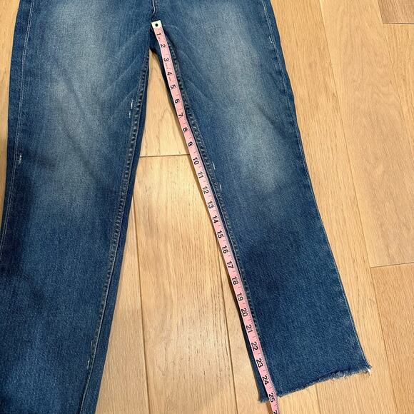 Paige Highrise Sarah Straight Vintage Fray 26 - Picture 6 of 9